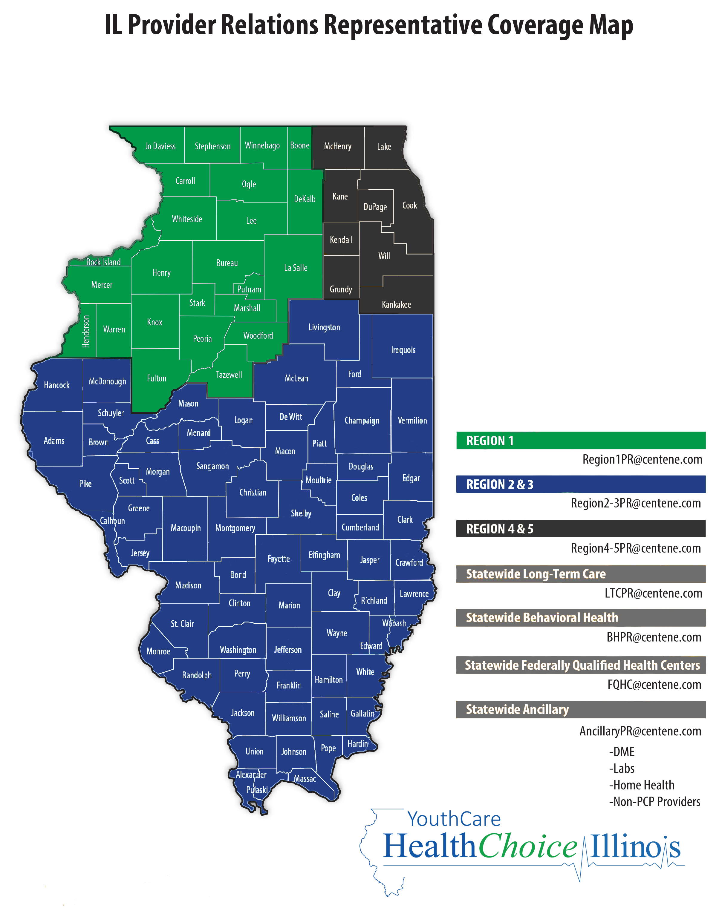 IL Coverage Map - Information Below